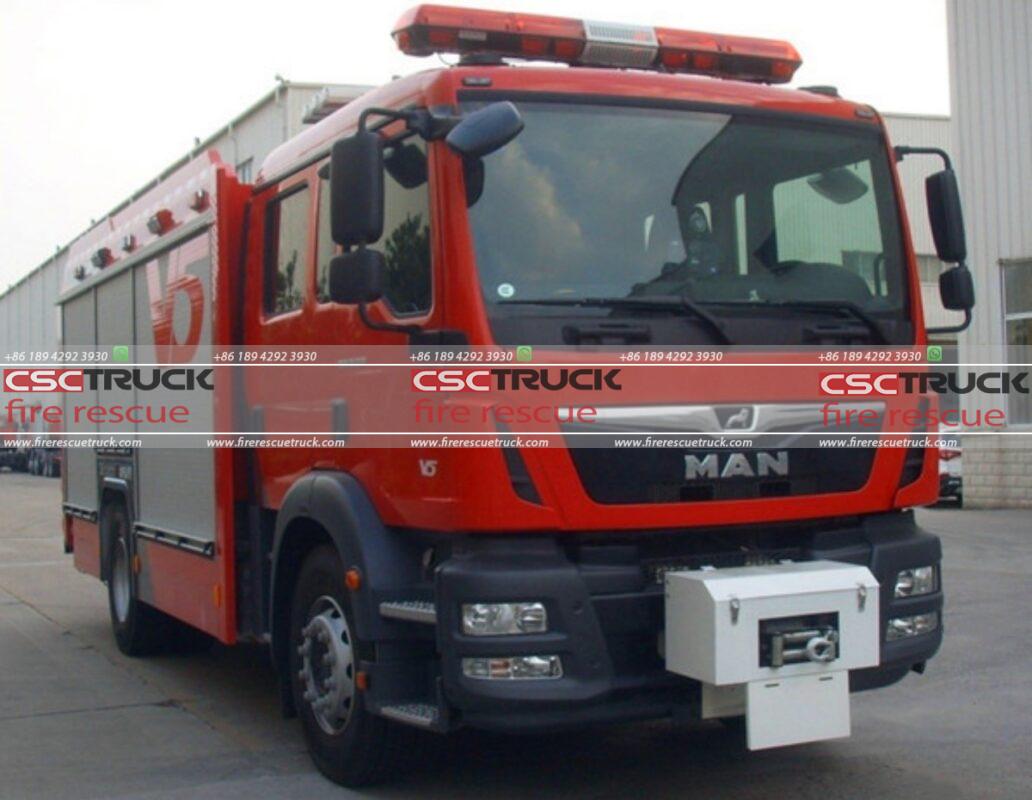 MAN 5Ton Water Foam Fire Truck