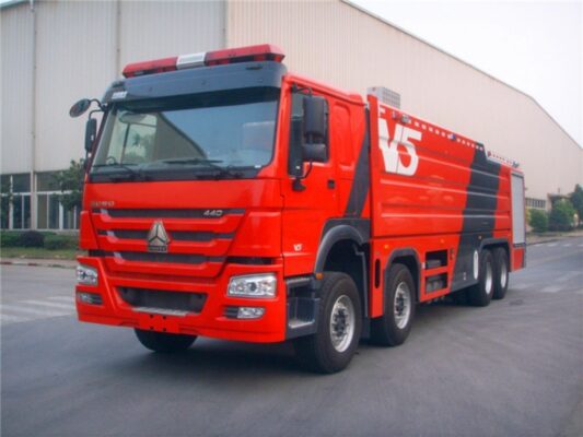 12 Wheelers 25Ton Foam Fire Engine