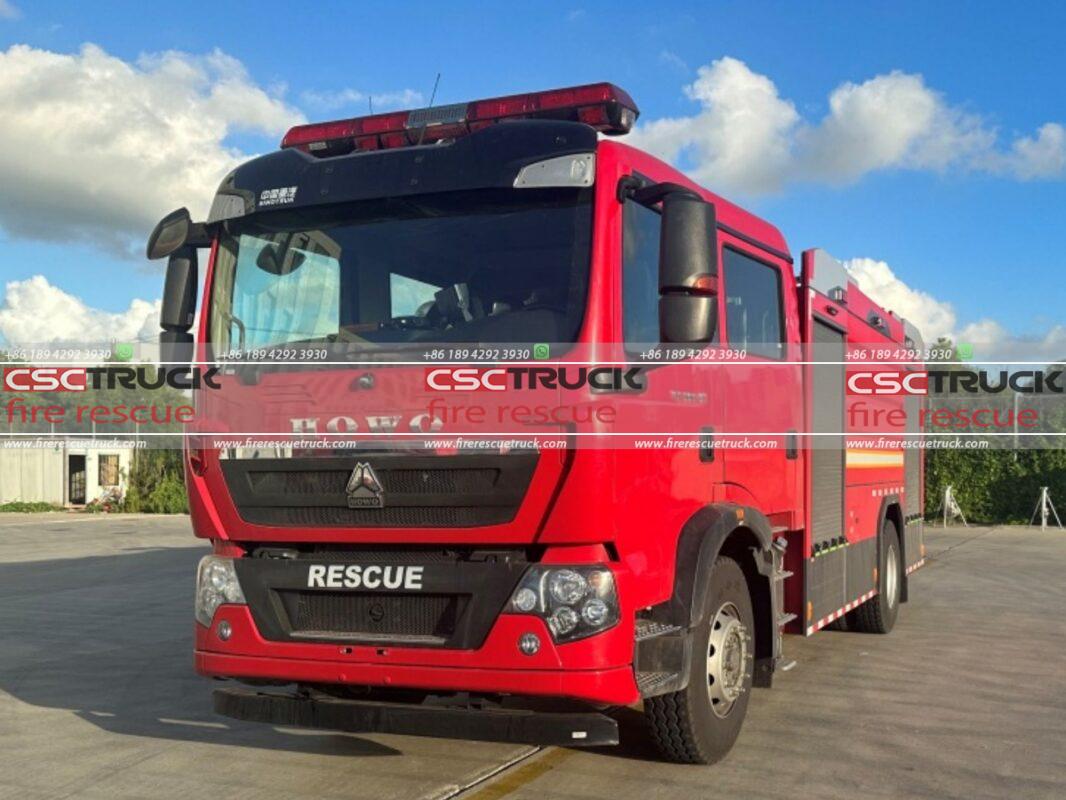 HOWO 10000 Liters Water Foam Fire Engine