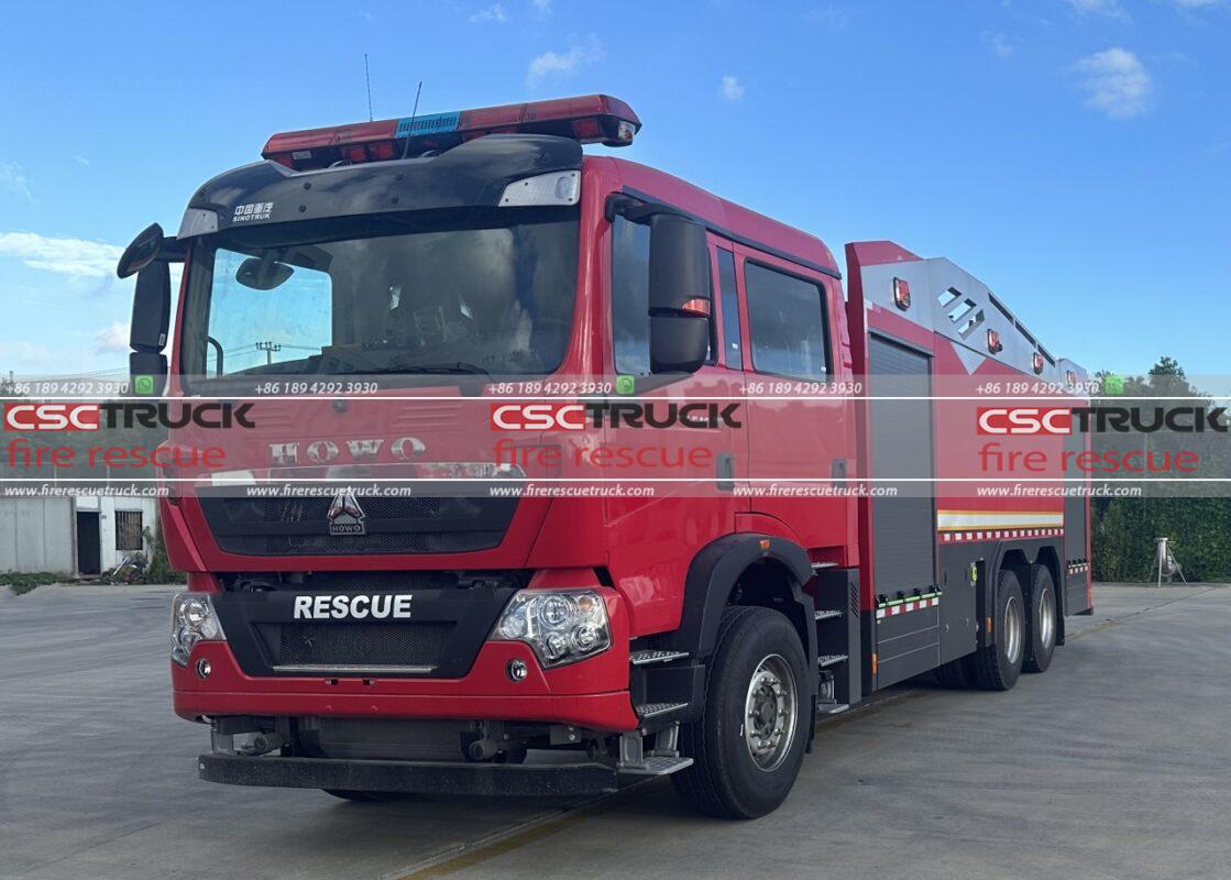 HOWO 15000 Liters Water Foam Fire Engine
