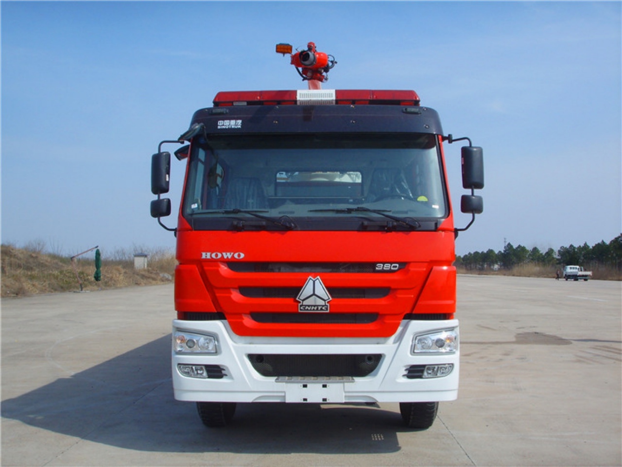 HOWO 20M Water Foam Fire and Truck (3)