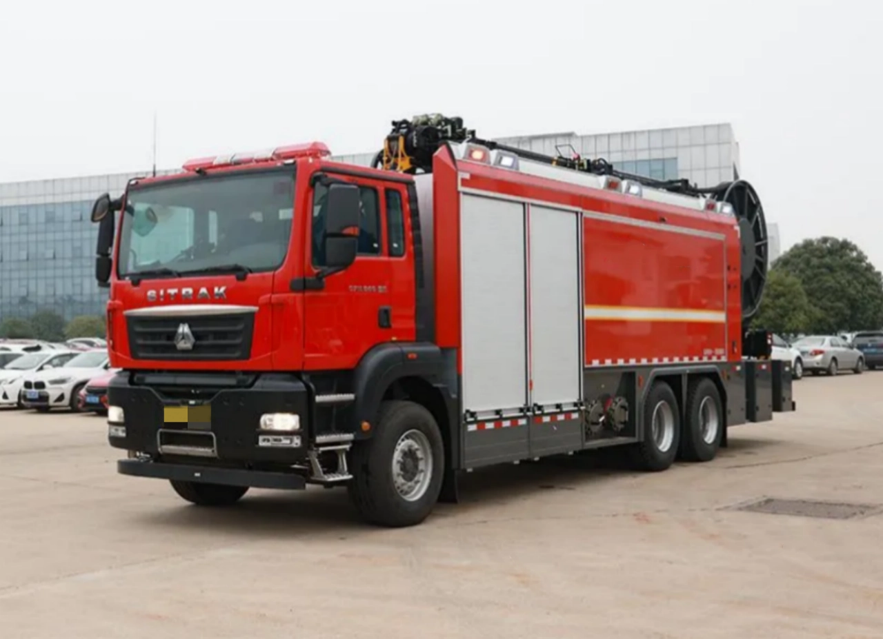 SITRAK 10 Wheelers Pumper Fire Truck (2)