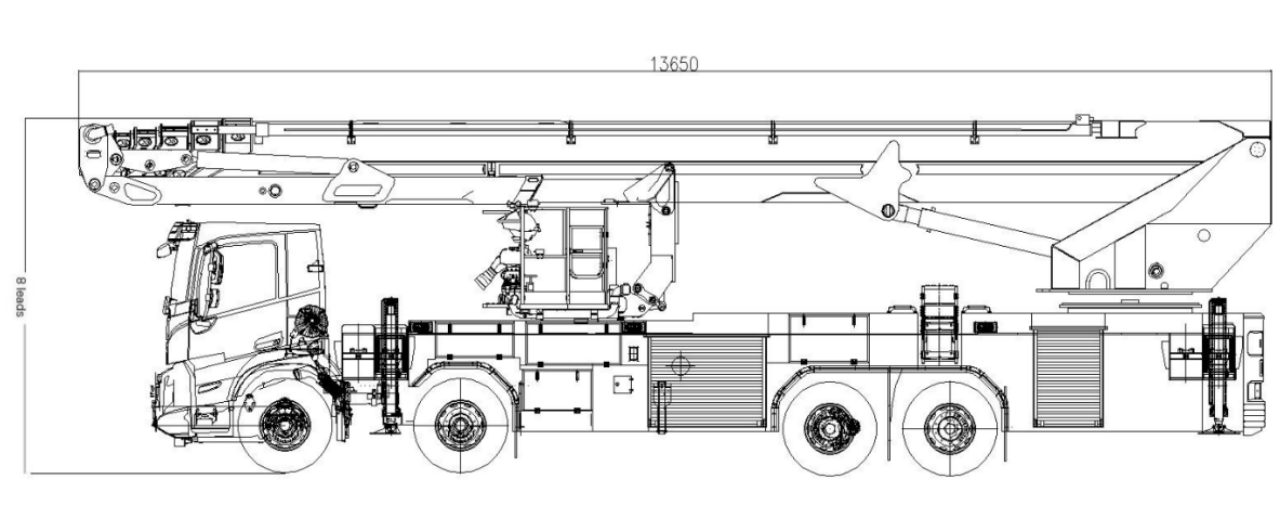 VOLVO 70M Aerial Platform Fire Truck (5)