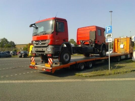 Benz 4WD Fire Truck with Dual Cabins — a Street Combat Master