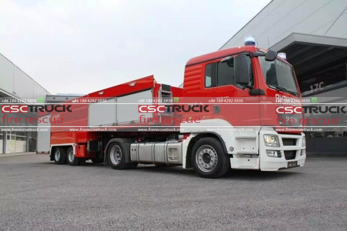 MAN TGS 11000L Semi-Trailer Hazmat Fire Truck — a Trusted Choice!