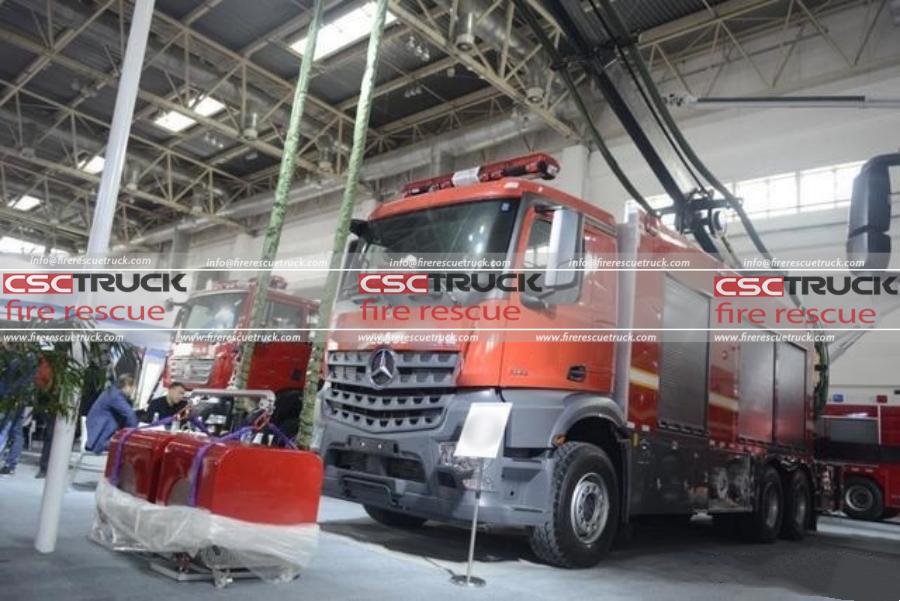 Mercedes-Benz Arocs 6×4 Pumper Fire truck, Long-distance Supply!