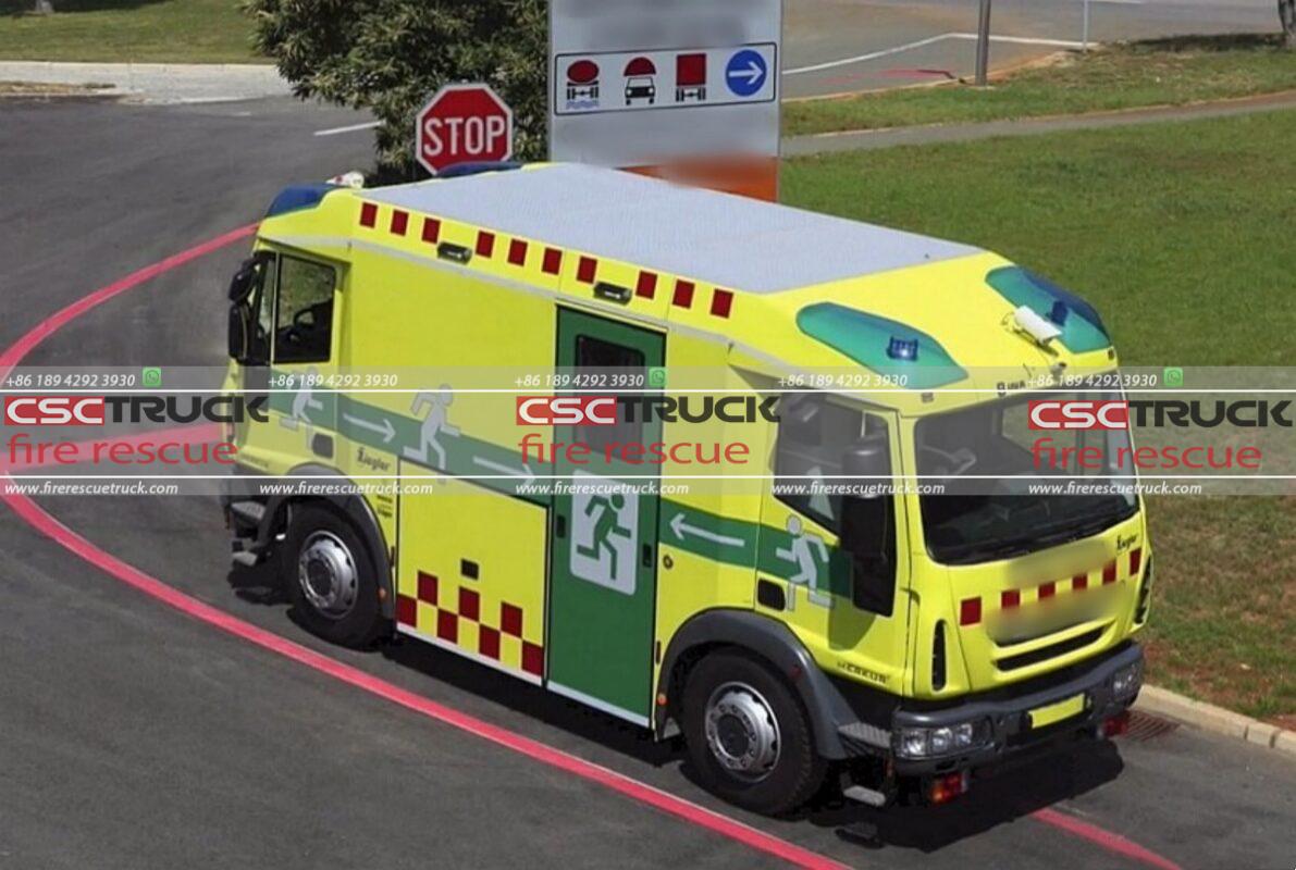 Motor-driven Ziegler 4x4 Two-Cabin Tunnel Fire Rescue Truck — Accommodates up to 14 People!