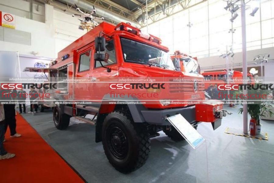 SHACMAN 4X4 Wildland Fire Truck, All-Terrain Emergency Rescue