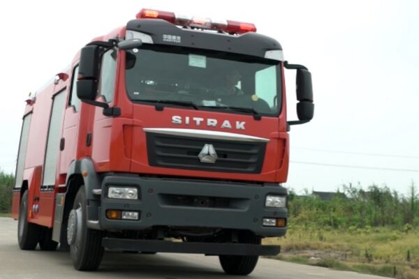 SITRAK 440HP EURO VI Fire Truck — A Vanguard in Urban Rescue!