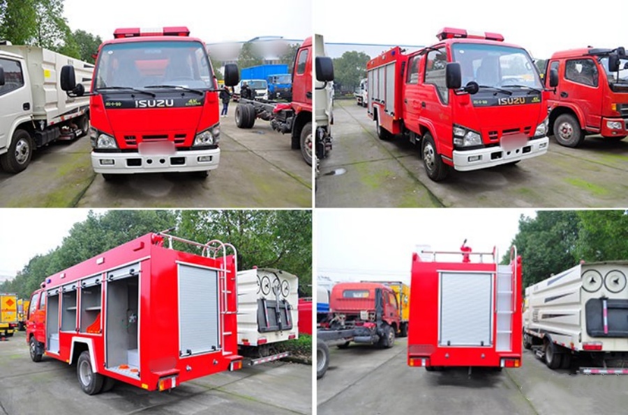 4×2 ISUZU Fire Truck, Imposing Appearance! (8)