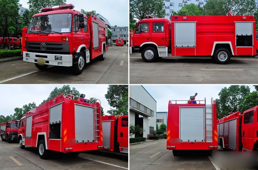 6000L Dongfeng 153 Double-Row Water Tanker Fire Truck, Luxurious Appearance! (7)