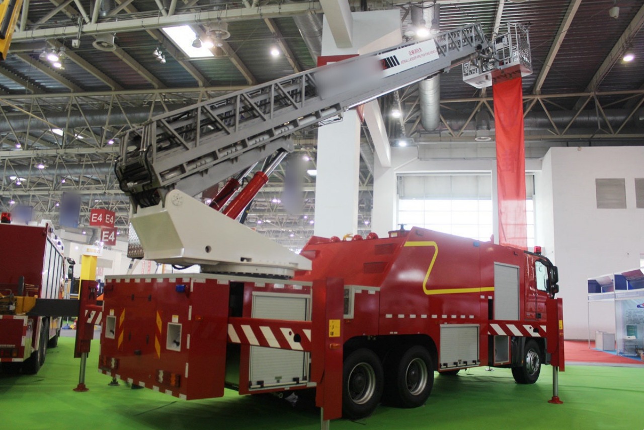 Aerial Ladder Fire Truck and Rescue Fire Truck — a Powerful Alliance! (2)