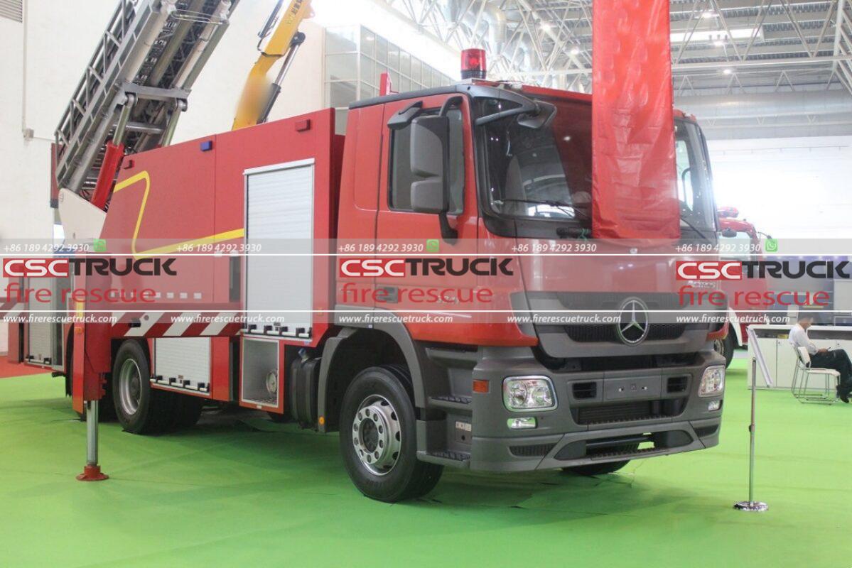 Aerial Ladder Fire Truck and Rescue Fire Truck — a Powerful Alliance! (3)