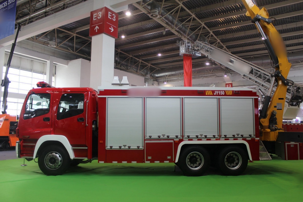 Aerial Ladder Fire Truck and Rescue Fire Truck — a Powerful Alliance! (7)