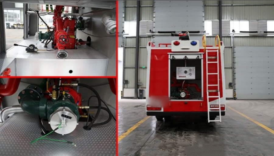 Dongfeng K7 Double-Row EURO VI 5 Ton Water Tanker Fire Truck – Efficient Firefighting! (7)