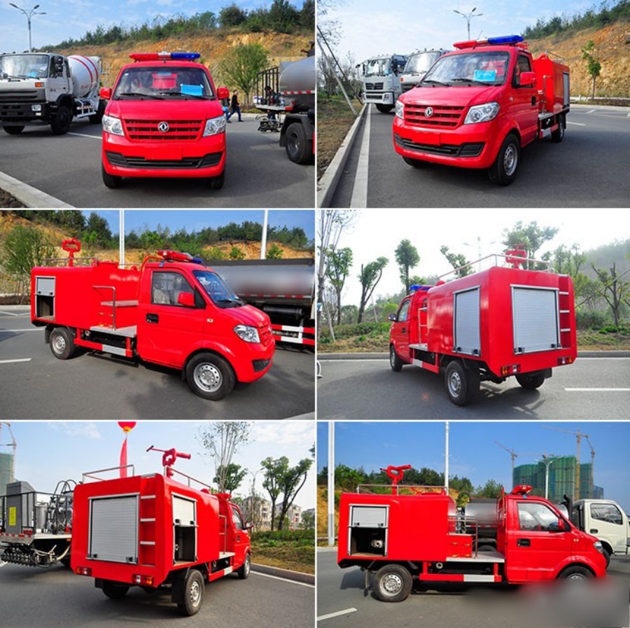Dongfeng Single-Axle Small Water Tanker Fire Truck, the Alleyway Elf! (9)