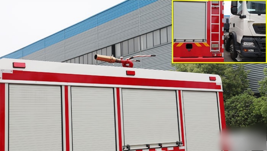 Foton Aumark Double-Cabin Euro VI 6 CBM Foam Fire Truck — A Firefighting Powerhouse! (9)