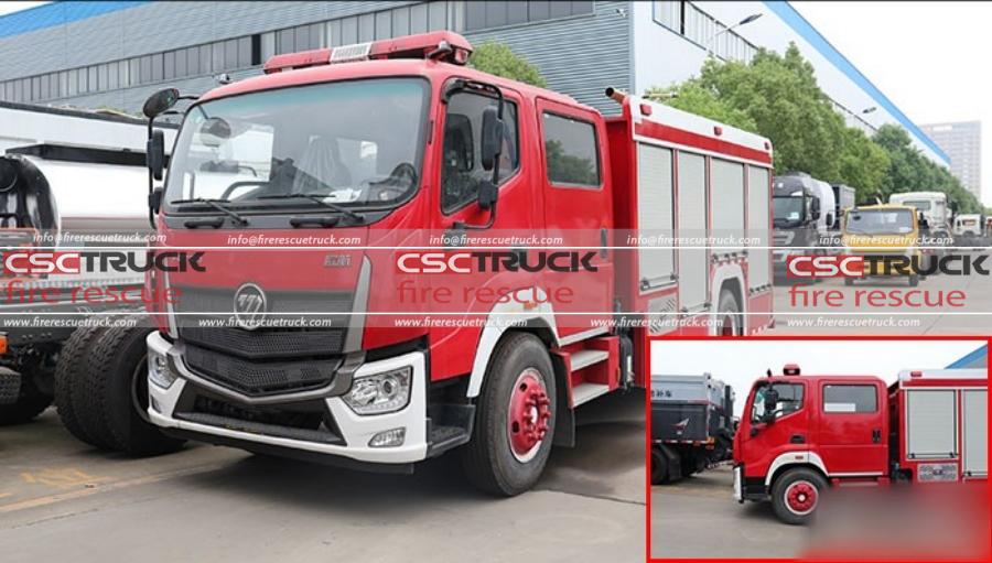 Foton Aumark Double-Cabin Euro VI 6 CBM Foam Fire Truck — A Firefighting Powerhouse!