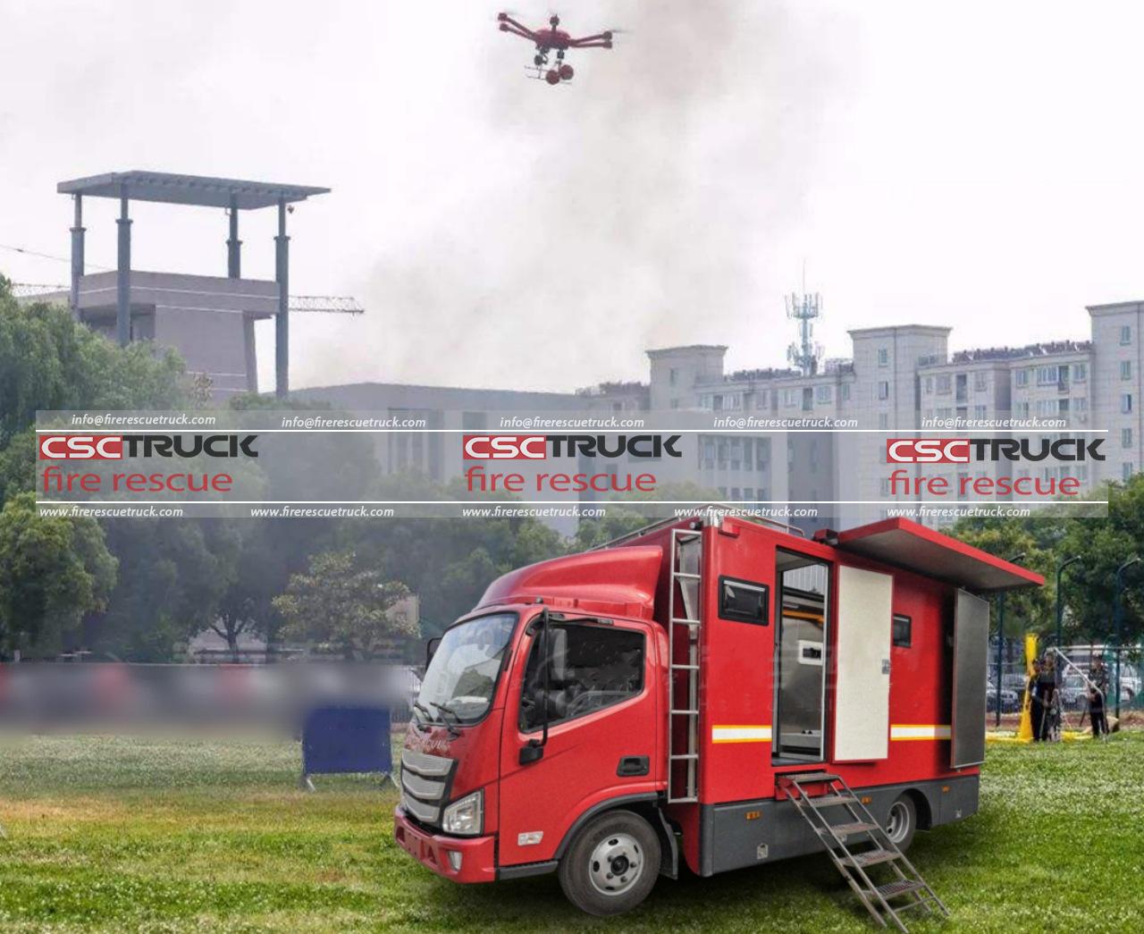ISUZU Emergency UAV Drone Carrier Vehicle (2) ISUZU Emergency UAV Drone Carrier Vehicle (2)