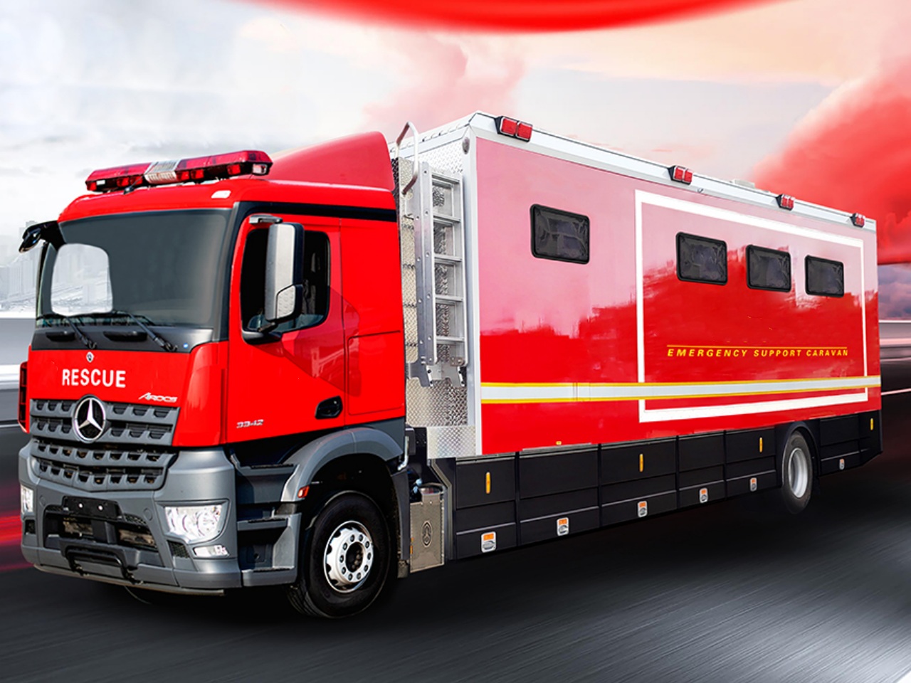 Mercedes-Benz Arocs 40-People Emergency Rescue Recreational Vehicle​