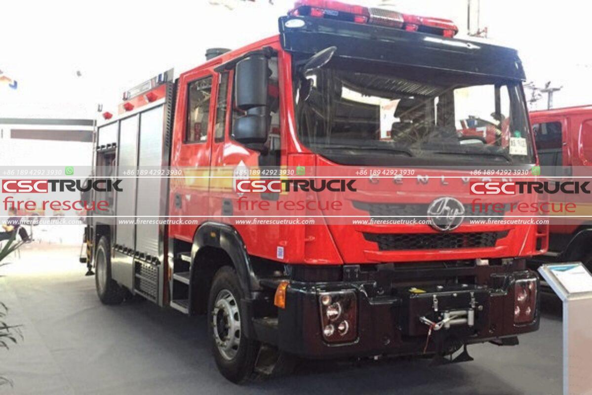 SAIC Hongyan 4-door Fire Truck — a Specialized Vehicle for Dedicated Use! (2)