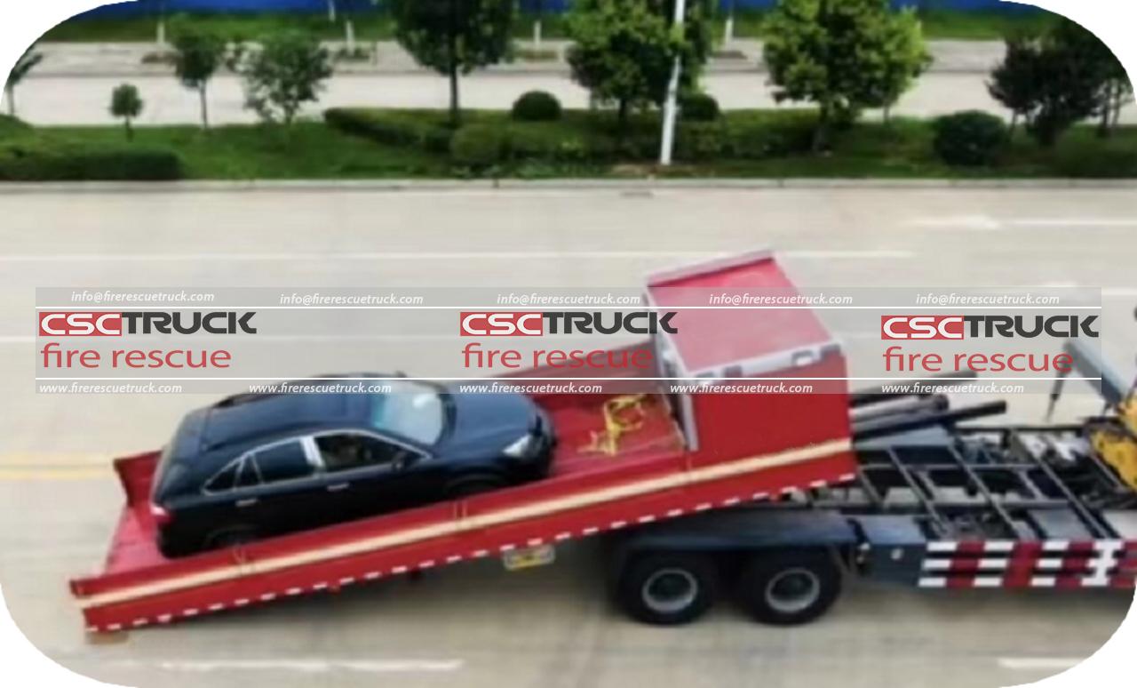 SHACMAN Emergency Boat Carrier 8t Crane Truck (3) SHACMAN Emergency Boat Carrier 8t Crane Truck (3)