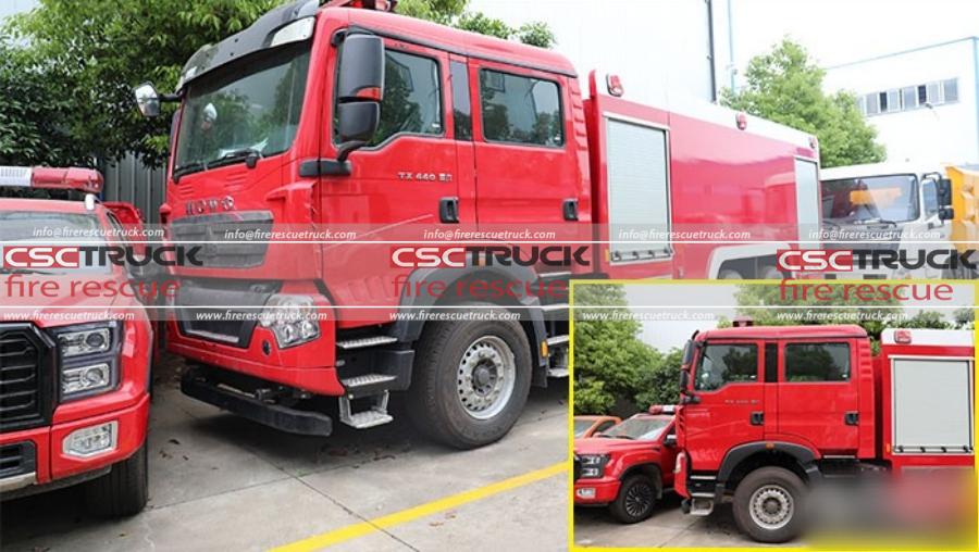 SINOTRUK HOWO 6X4 EURO VI 12 CBM Trakk tat-Tifi tan-Nar bil-Fowm — Tifi tan-Nar Effiċjenti!