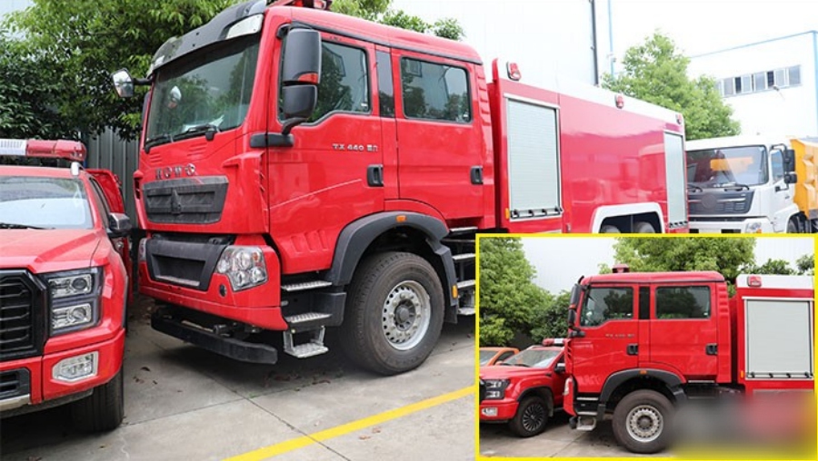 SINOTRUK HOWO 6X4 EURO VI 12 CBM Foam Fire Truck — Efficient Firefighting!