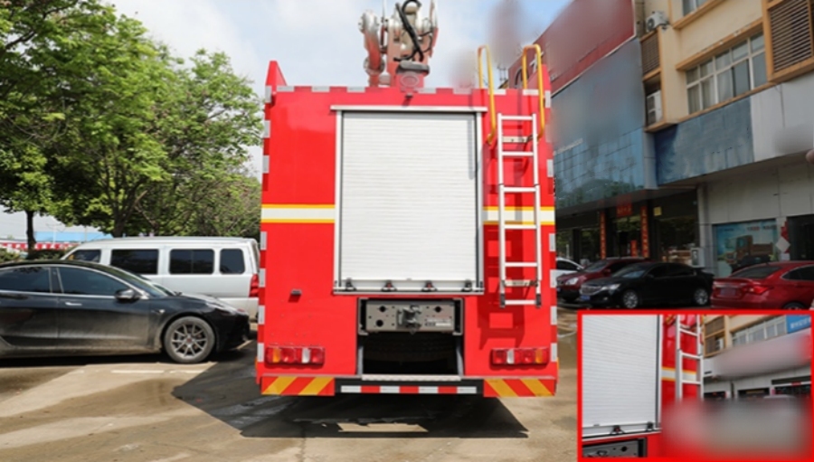 Sinotruk HOWO EURO VI 32M Aerial Water Tower Fire Truck – The Long-Arm Hero! (7)