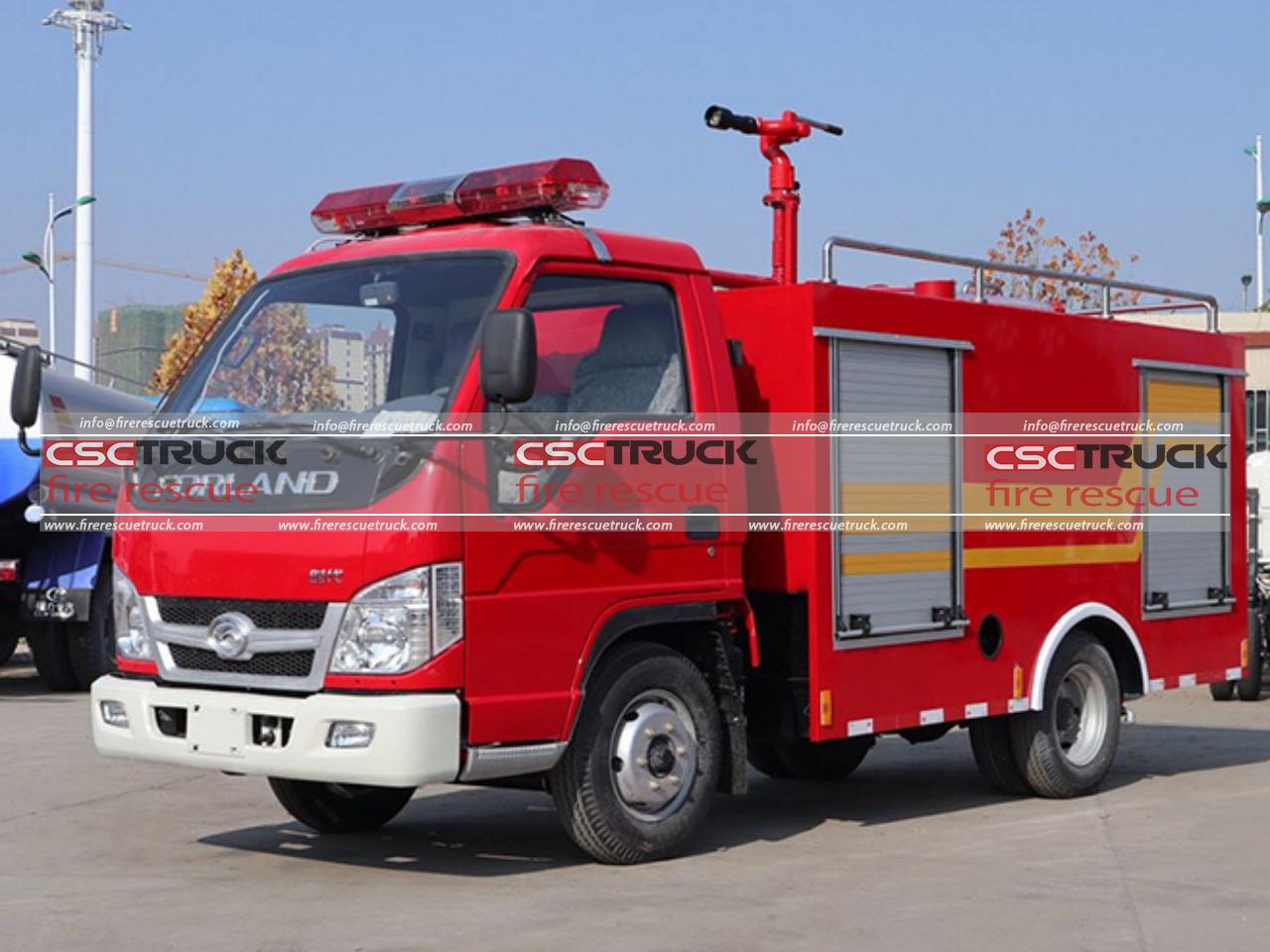 2 CBM Mini Water Tender Fire Truck