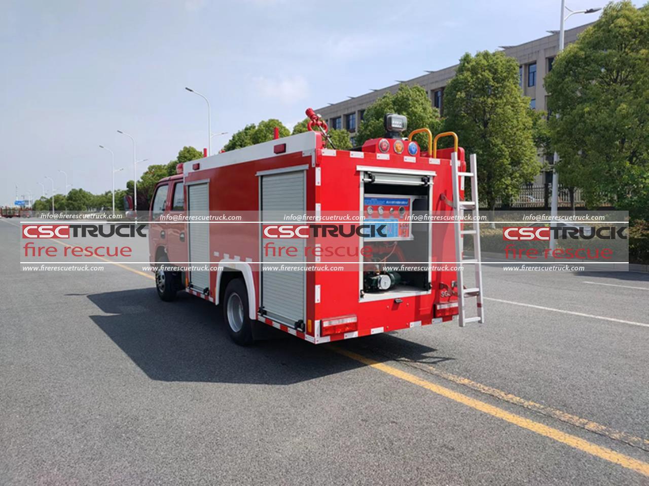 2 CBM Small Water Tanker Fire Truck (4) 2 CBM Small Water Tanker Fire Truck (4)