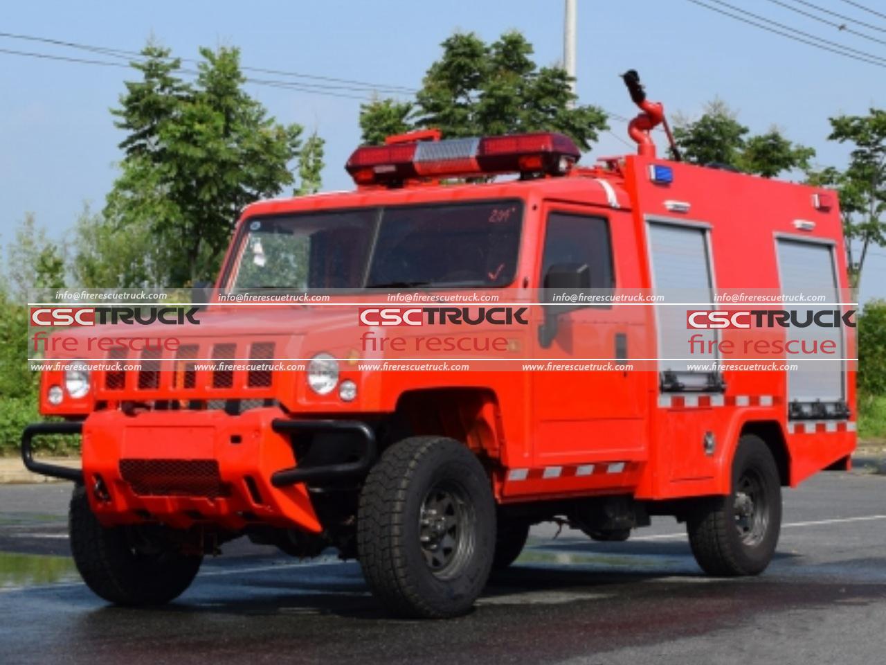 BAIC 4x4 1t Water Tender Fire Truck (2)