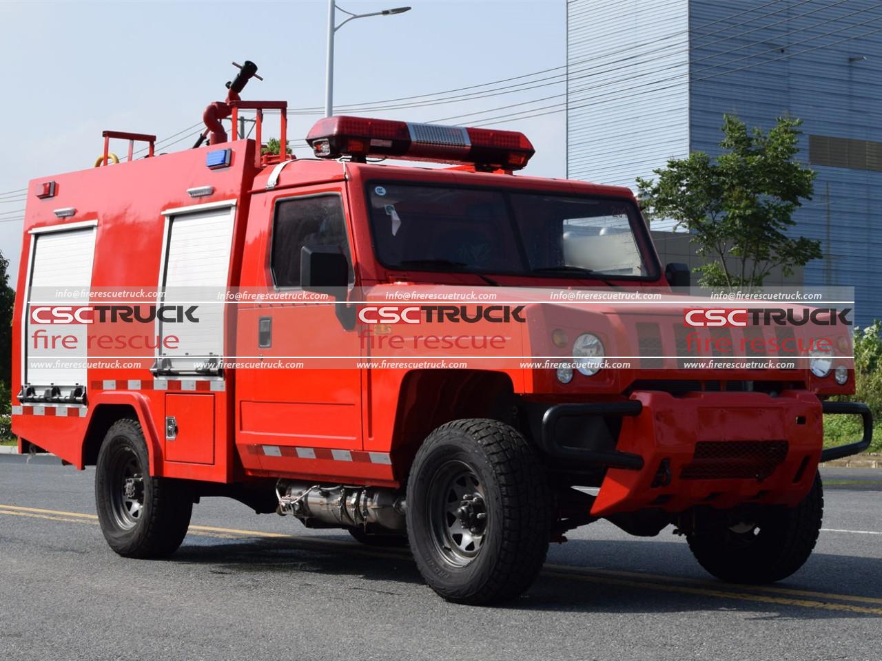 BAIC 4x4 1t Water Tender Fire Truck