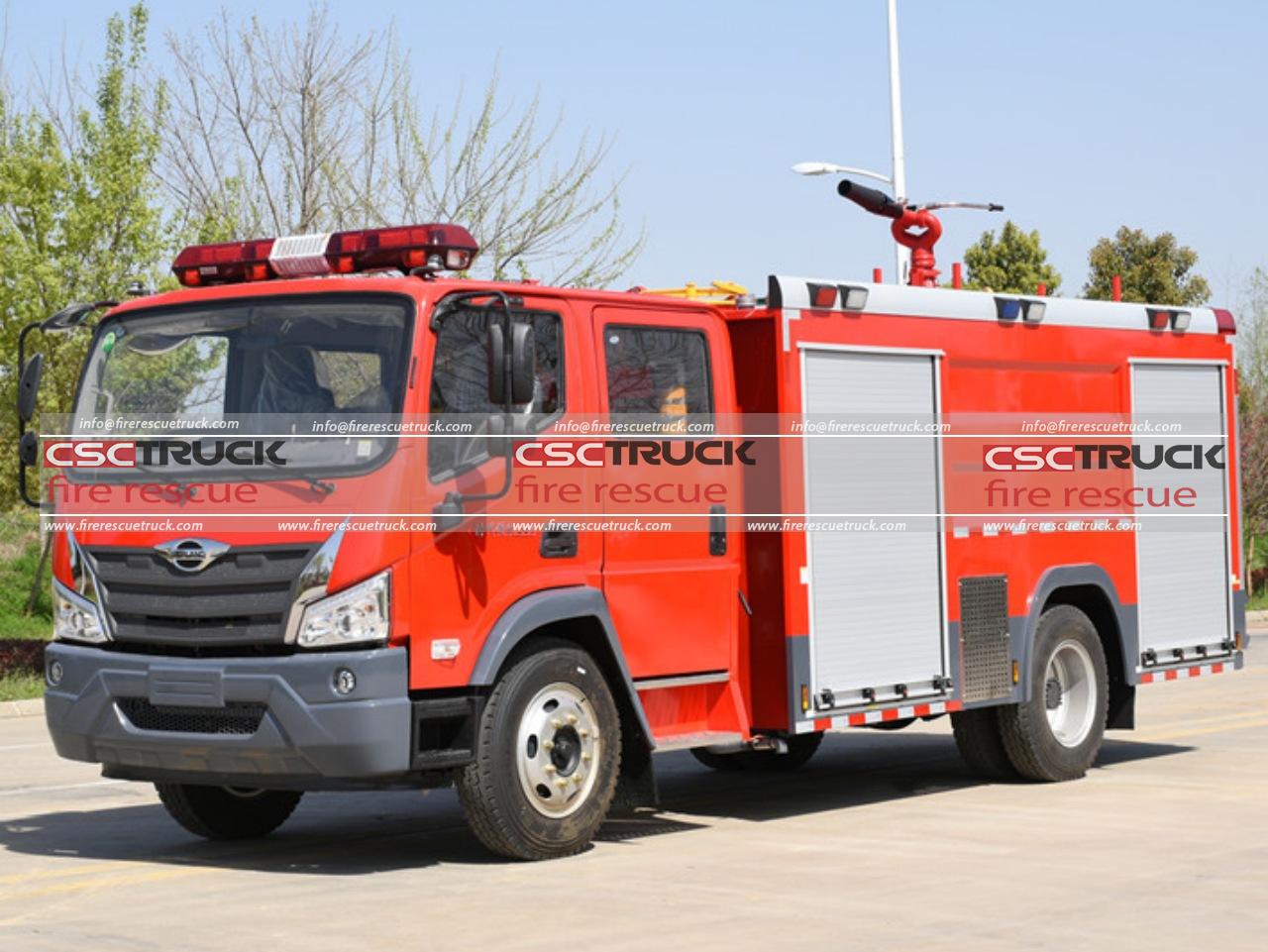 Foton 6ton Water Tender Fire Truck