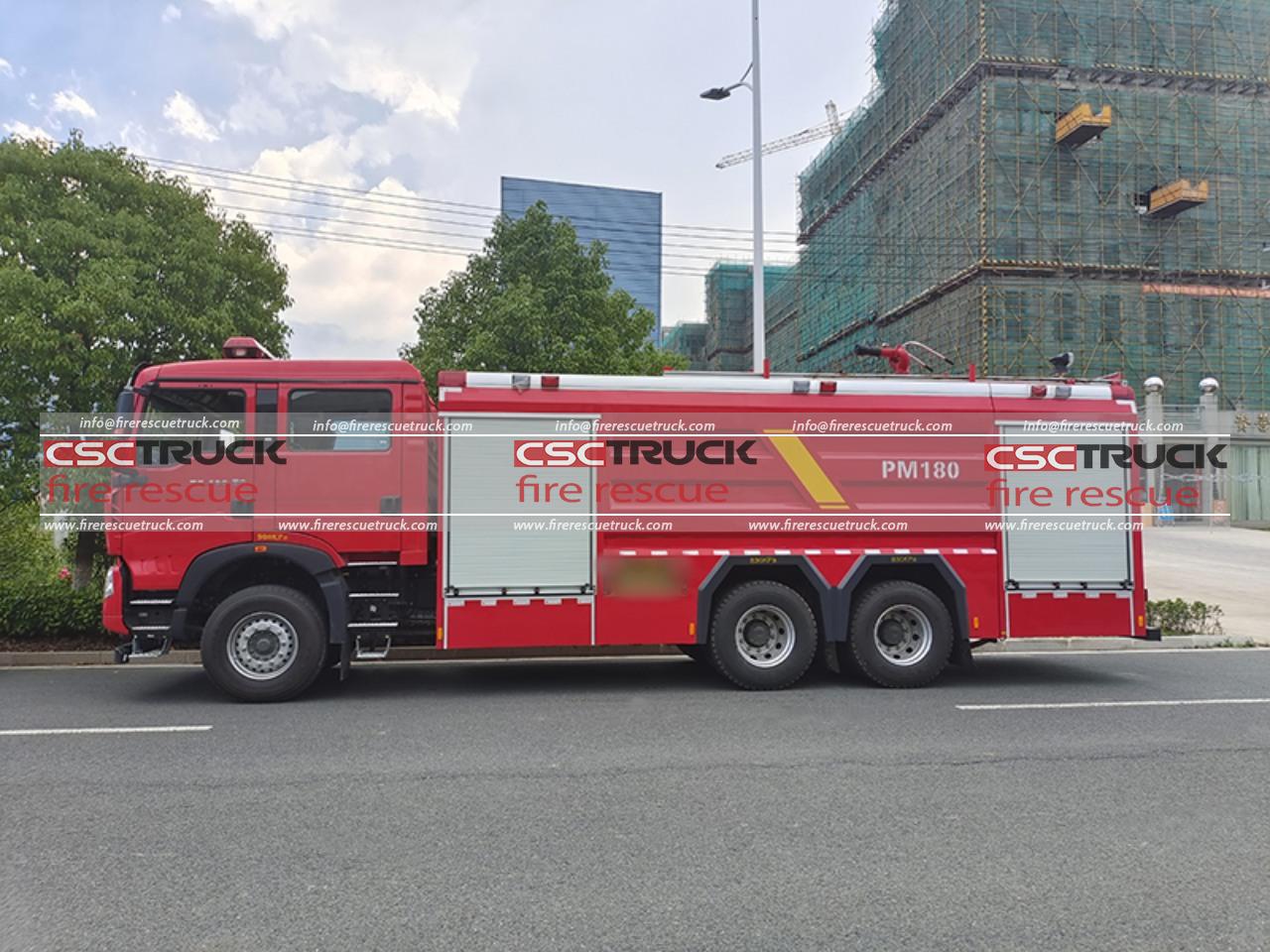 HOWO 10 Wheelers 18 CBM Water Tender Fire Truck (2) HOWO 10 Wheelers 18 CBM Water Tender Fire Truck (2)