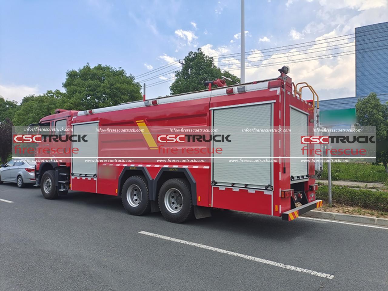 HOWO 10 Wheelers 18 CBM Water Tender Fire Truck (3) HOWO 10 Wheelers 18 CBM Water Tender Fire Truck (3)