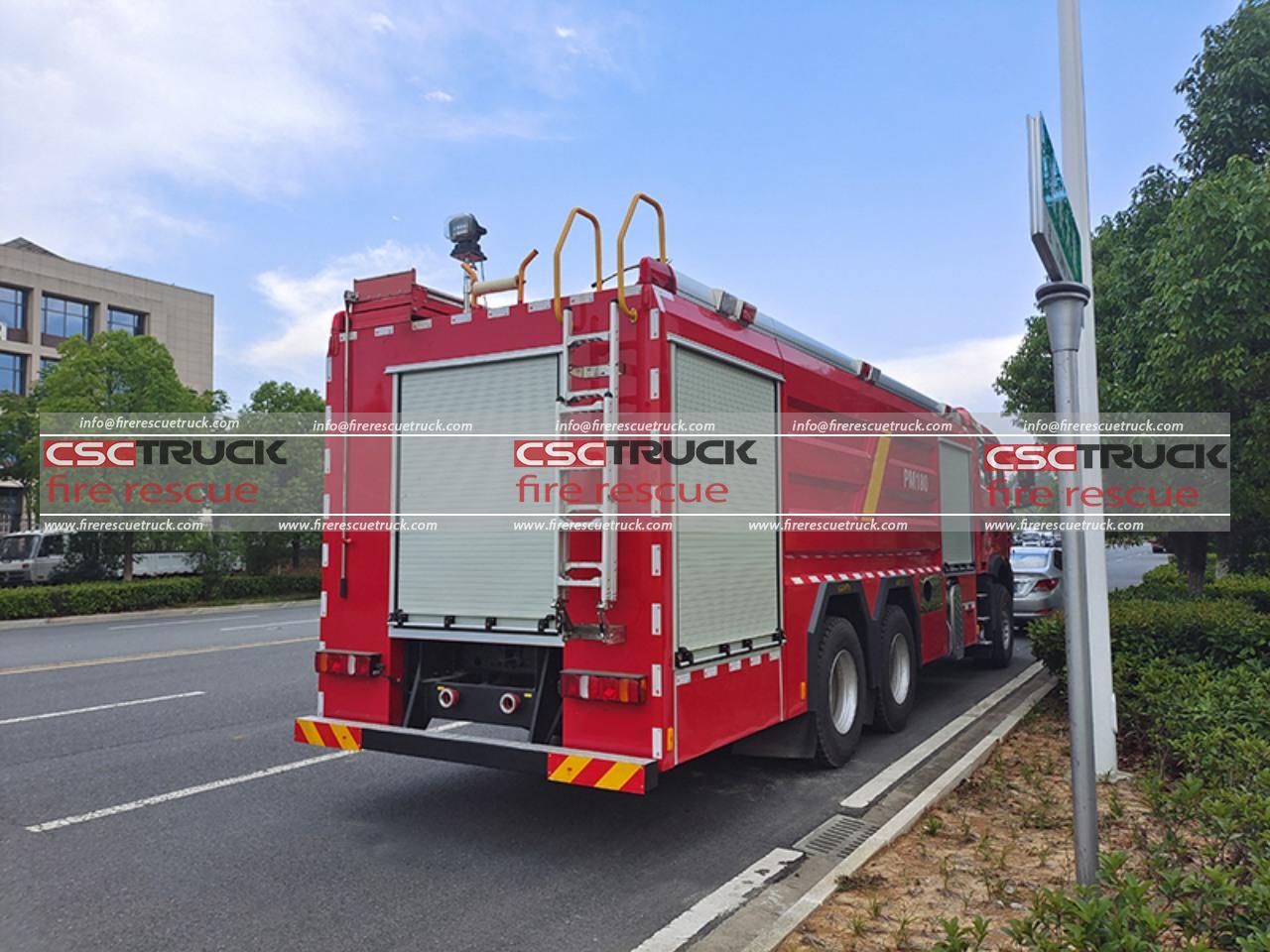 HOWO 10 Wheelers 18 CBM Water Tender Fire Truck (4) HOWO 10 Wheelers 18 CBM Water Tender Fire Truck (4)
