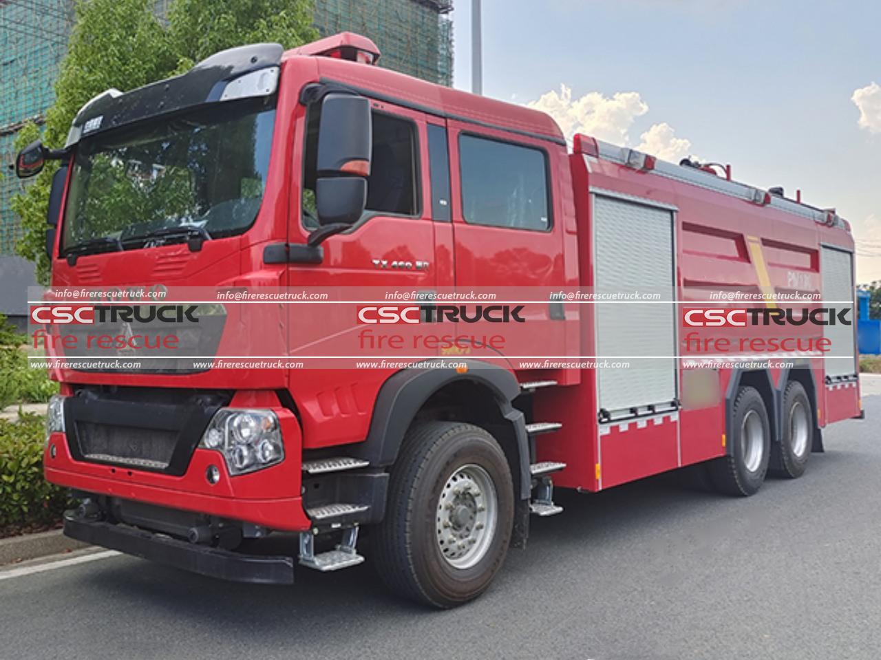 HOWO 10 Wheelers 18 CBM 水タンダー消防車 - 消防救助車