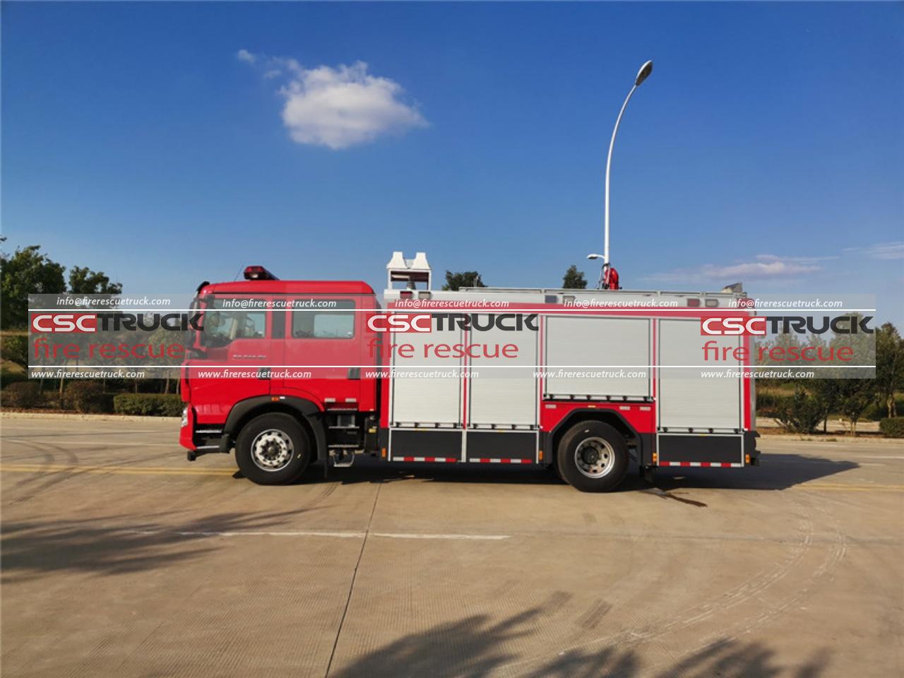 HOWO T5G-S 5000L Foam Fire Engine (2) HOWO T5G-S 5000L Foam Fire Engine (2)