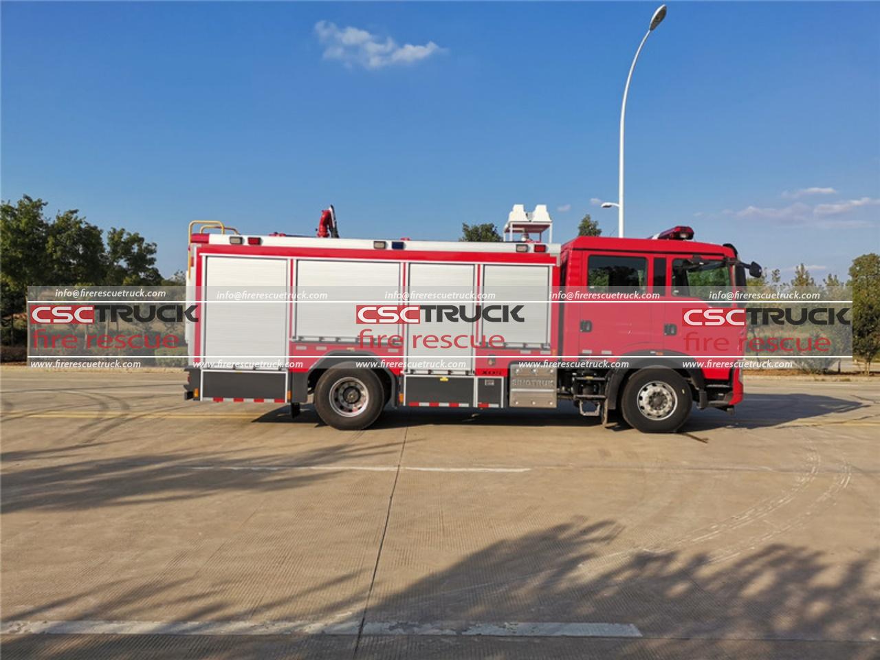 HOWO T5G-S 5000L Foam Fire Engine (3) HOWO T5G-S 5000L Foam Fire Engine (3)