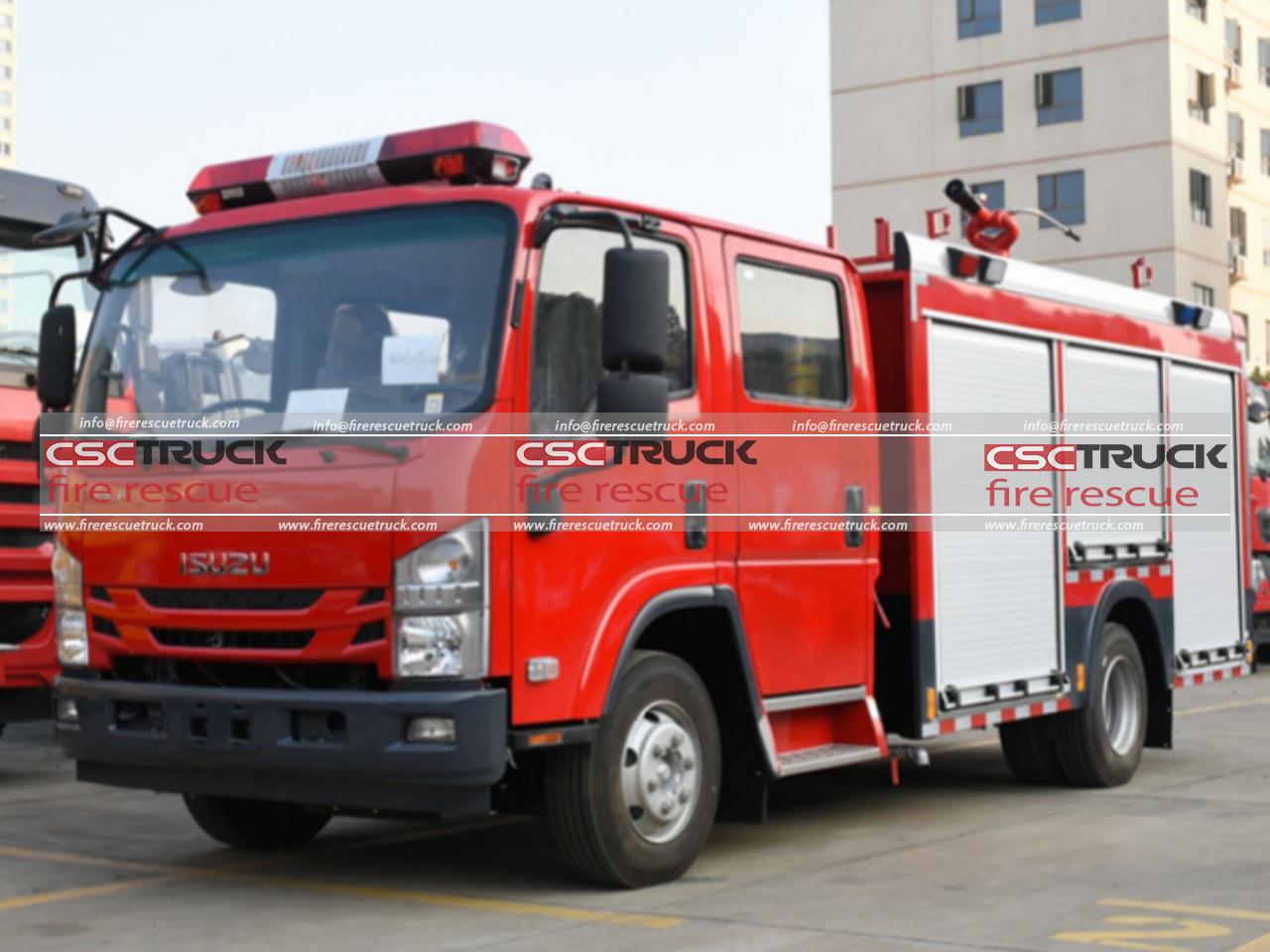 ISUZU ELF 4ton Water Tender Fire Truck