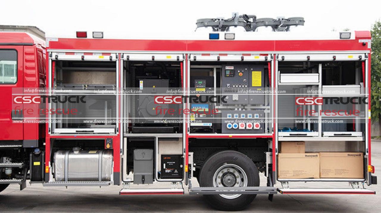 HOWO 12x2000W Telescopic Light Rescue Truck​ (2)