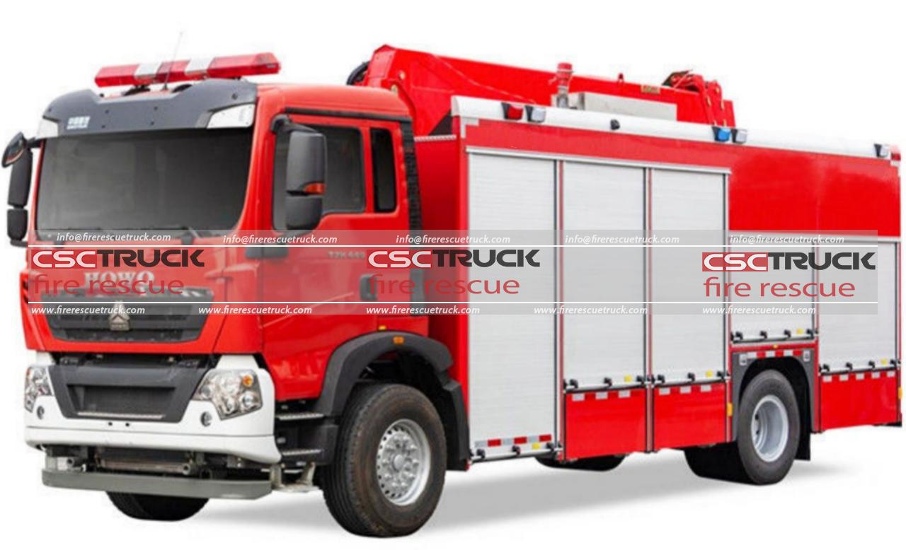 HOWO 12x2000W Telescopic Light Rescue Truck​