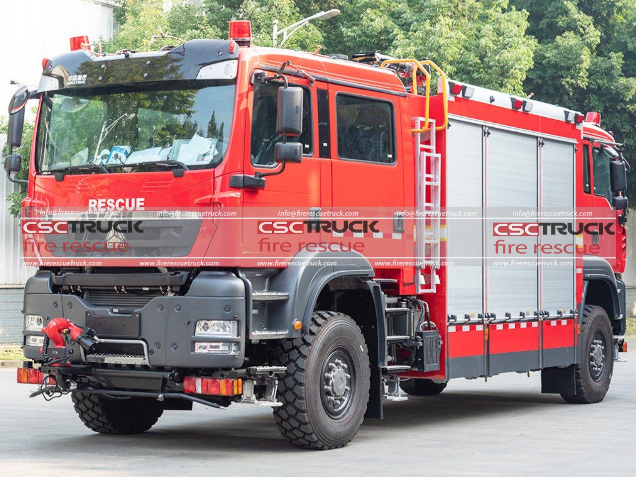HOWO 24000L Tunnel Fire Truck