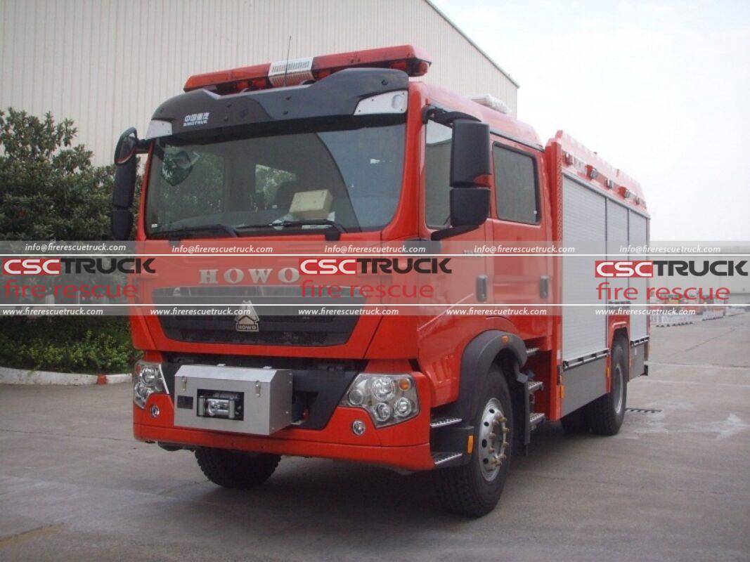 HOWO 5Ton CAFS Fire Truck