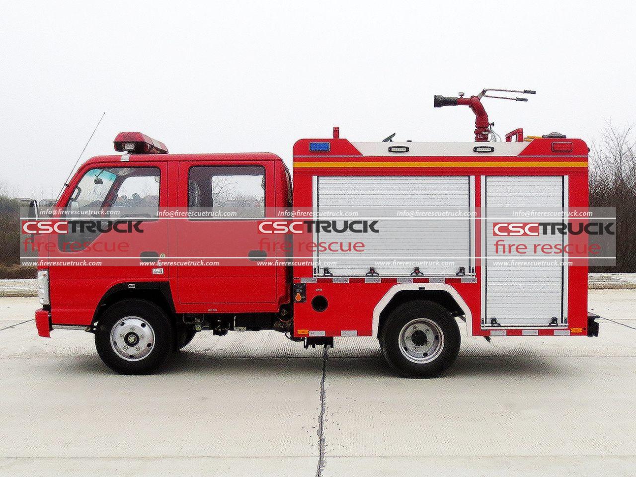 ISUZU ELF 2CBM Water Tender Fire Truck (2)