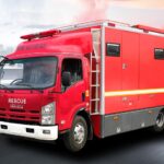Emergency UAV Transport Vehicle – Rapid UAV Deployment Vehicle for Emergency Operations ISUZU Emergency UAV Drone Carrier Vehicle