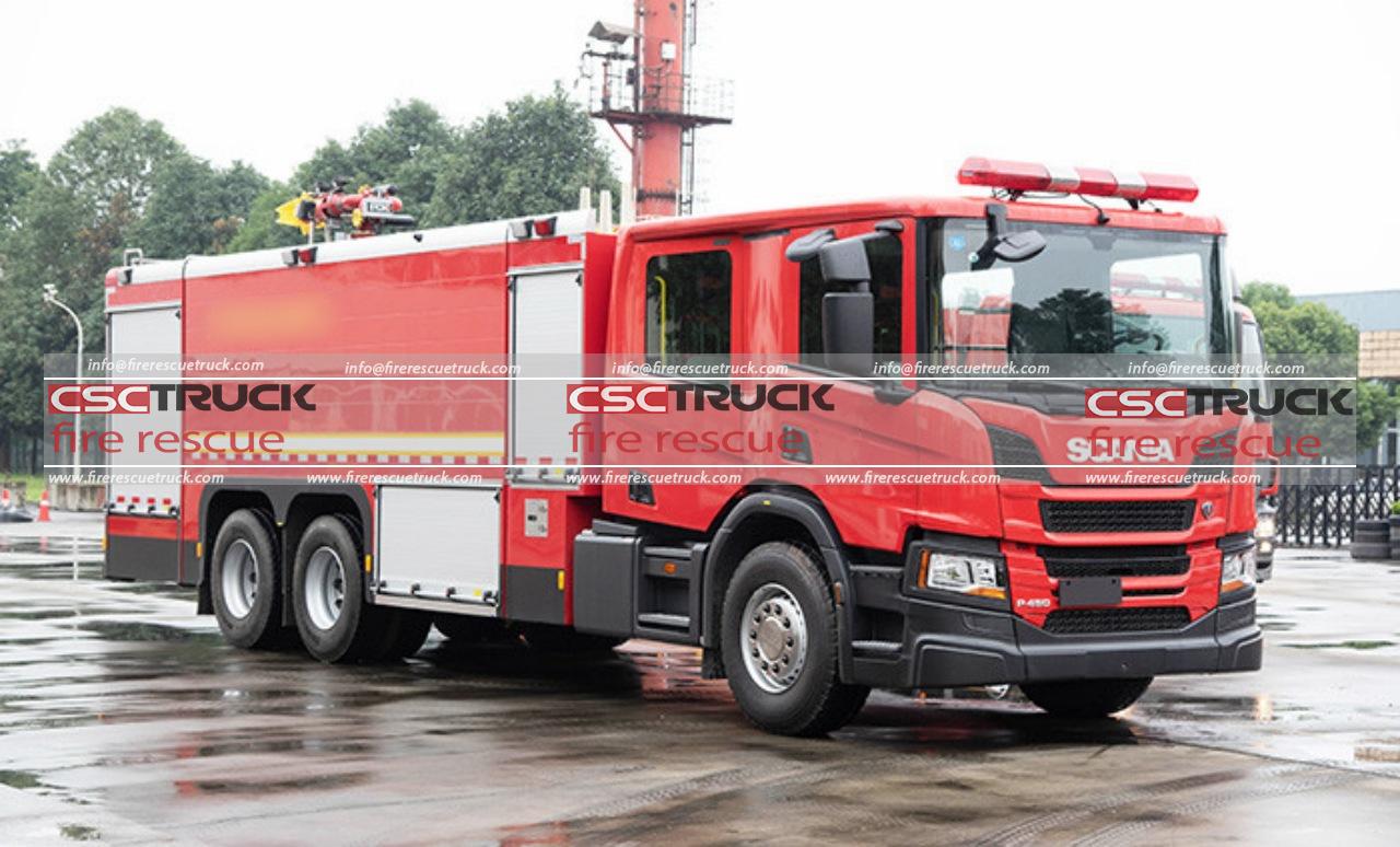 SCANIA 16000L Water Foam Fire Truck (2)