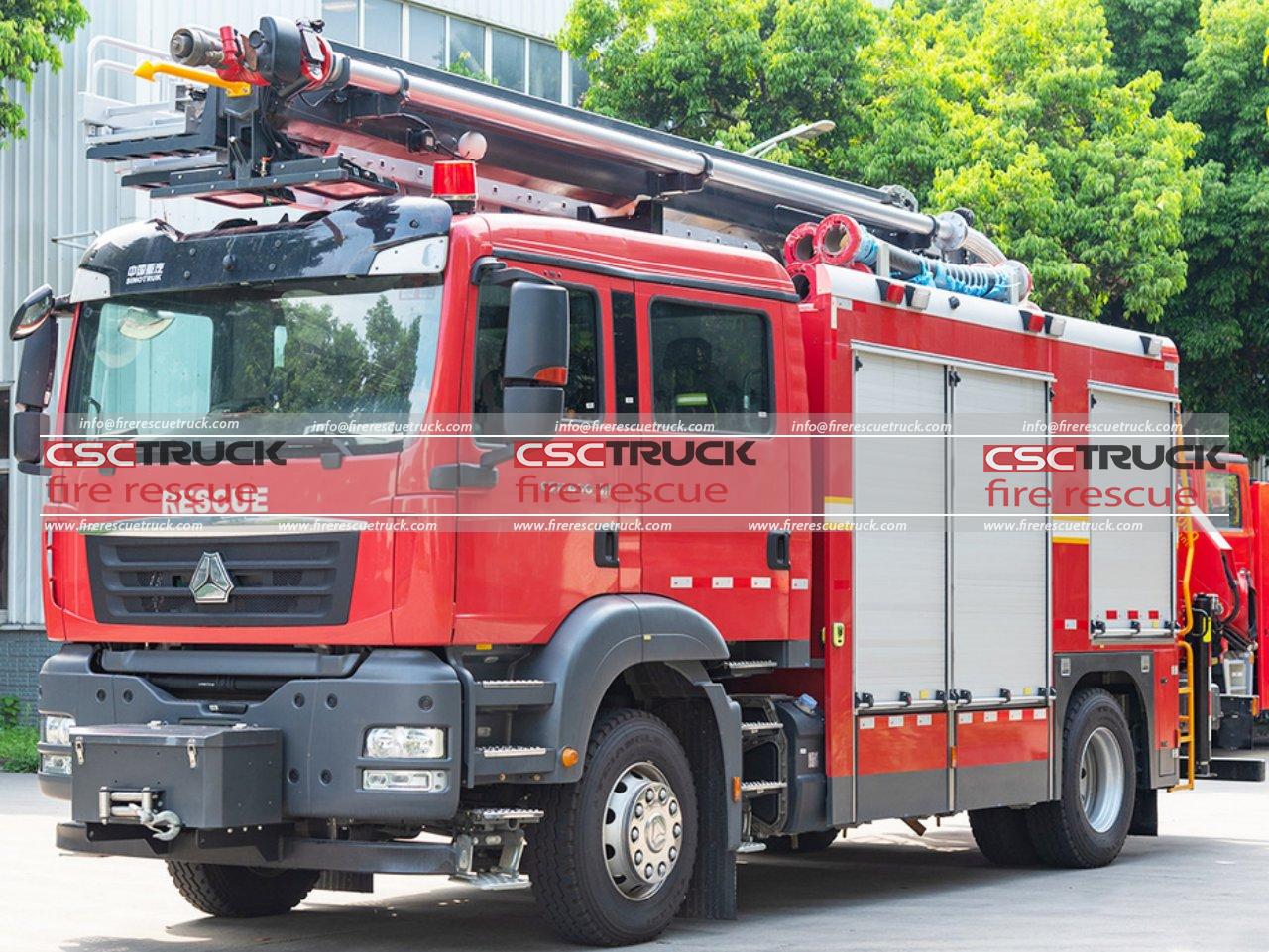 SITRAK 18M 4000L Aerial Ladder Fire Truck