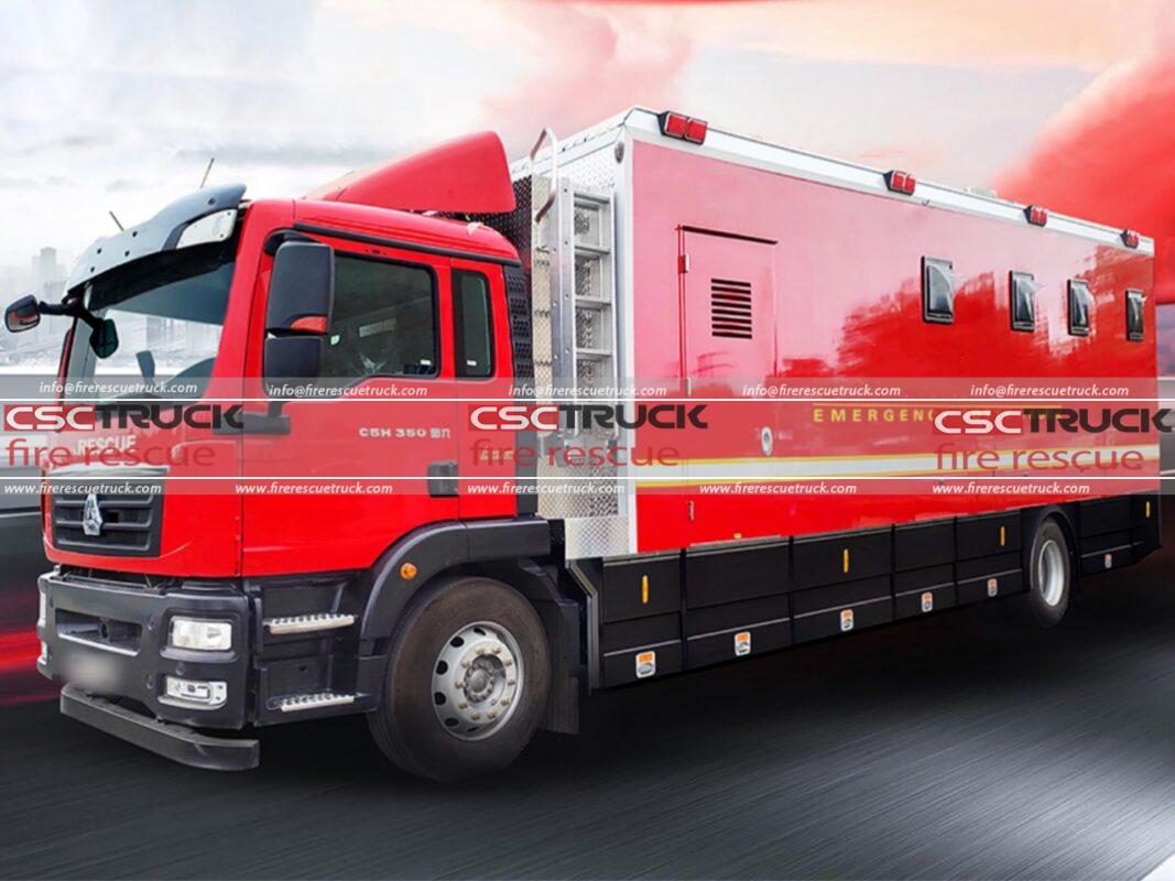 SITRAK Emergency Rescue Porta Potty Truck​